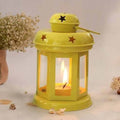 Multicolor Metal Star Hanging Lantern – 1 Piece (21 × 10 × 10 CM)