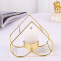 Metal Heart Candle Stand – Height 14 CM (1 Piece)