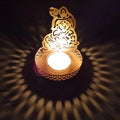Krishna Shadow Tealight Candle Holder