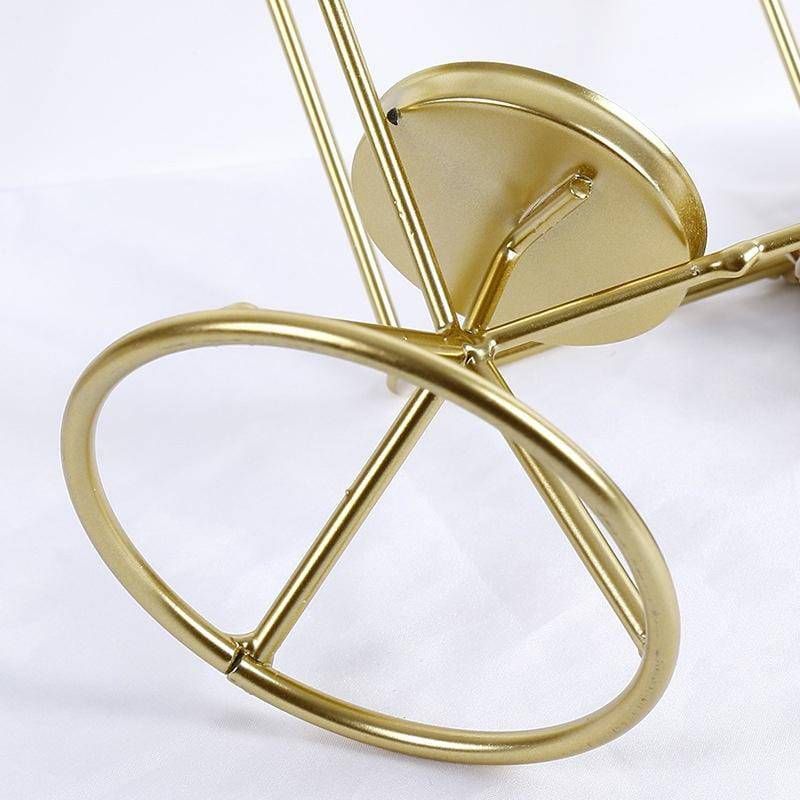 Metal Square Candle Stand – Height 20 CM (1 Piece)