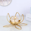 New Lotus Metal Candle Holder – 1 Piece
