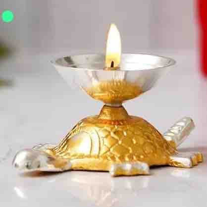 Tortoise Diya – Gift Pack (1 Piece, Box Packed)