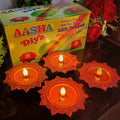 Water Sensor Diya – 4 Piece Box (Flameless/LED)